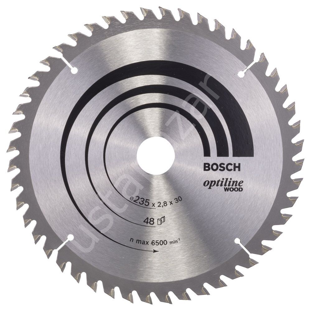 Bosch - Optiline Serisi Ahşap için Daire Testere Bıçağı 235*30/25 48 Diş 2608640727
