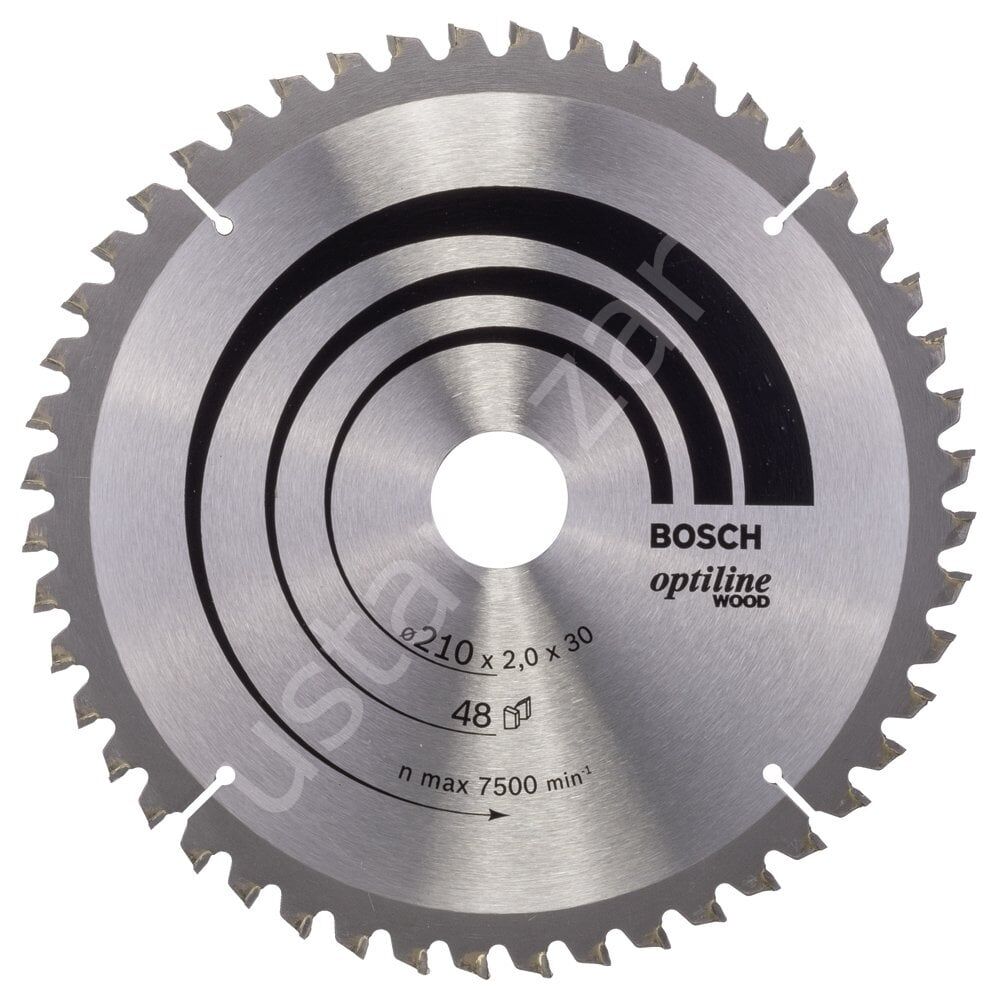 Bosch - Optiline Serisi Ahşap için Daire Testere Bıçağı 210*30 mm 48 Diş 2608640430