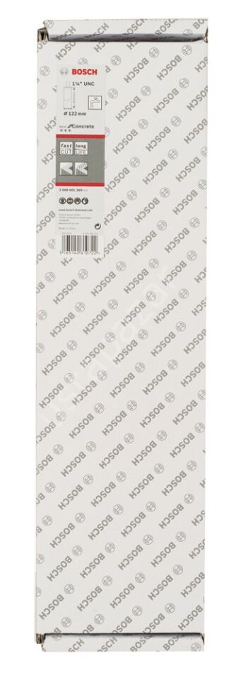 Bosch - Best Serisi Beton İçin 1 1/4'' UNC Girişli Elmas Sulu Karot Ucu 122 mm 2608601369