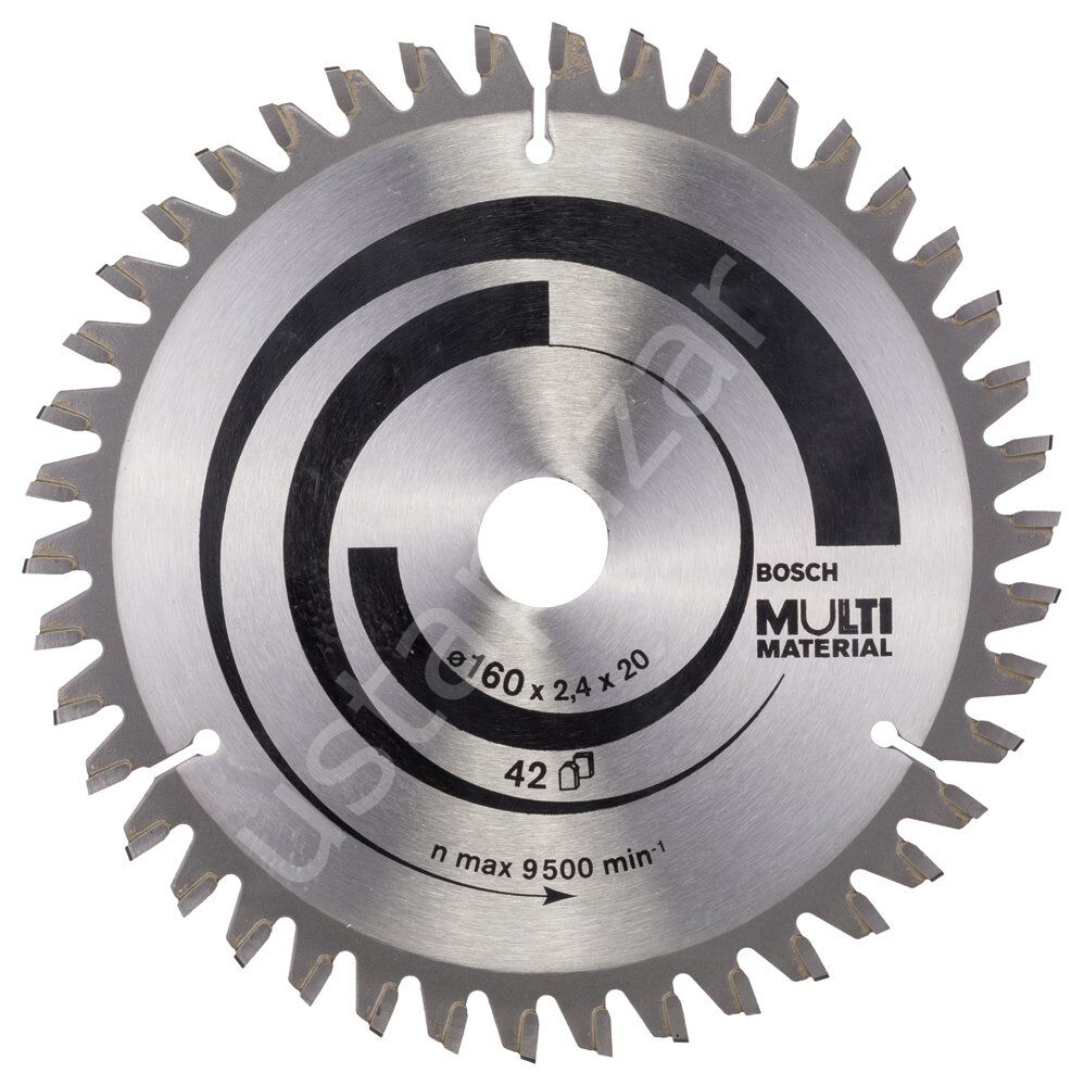 Bosch - Standard for Serisi Çoklu Malzeme için Daire Testere Bıçağı 160*20/16 mm 42 Diş 2608640503