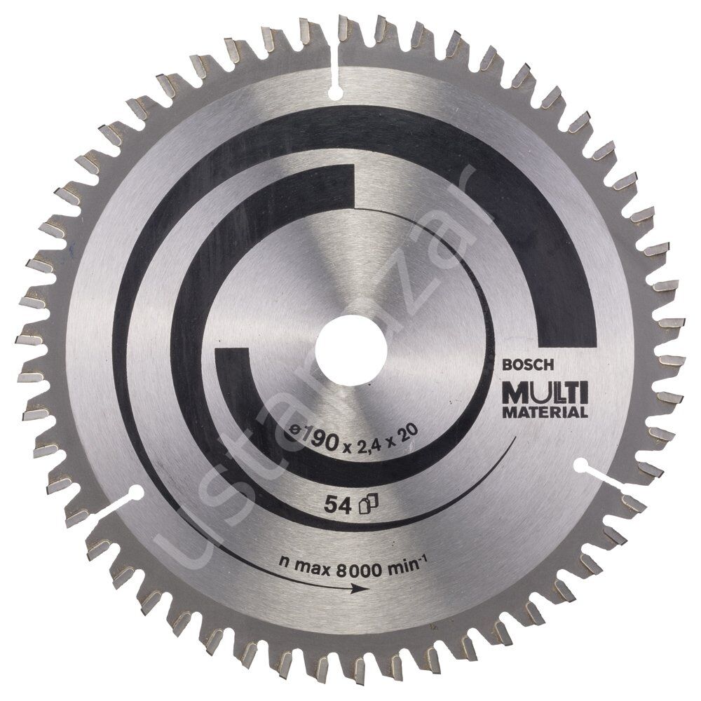 Bosch - Standard for Serisi Çoklu Malzeme için Daire Testere Bıçağı 190*20/16 mm 54 Diş 2608640508