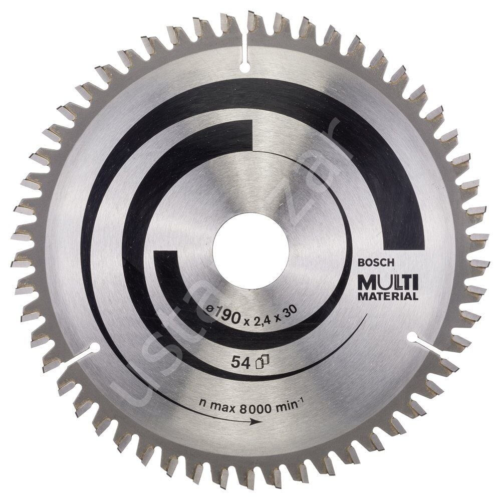 Bosch - Standard for Serisi Çoklu Malzeme için Daire Testere Bıçağı 190*30 mm 54 Diş 2608640509
