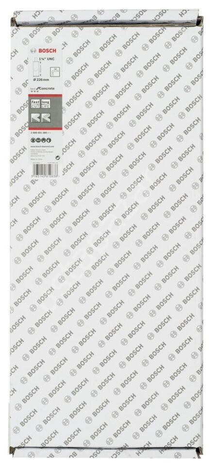 Bosch - Best Serisi Beton İçin 1 1/4'' UNC Girişli Elmas Sulu Karot Ucu 226 mm 2608601380