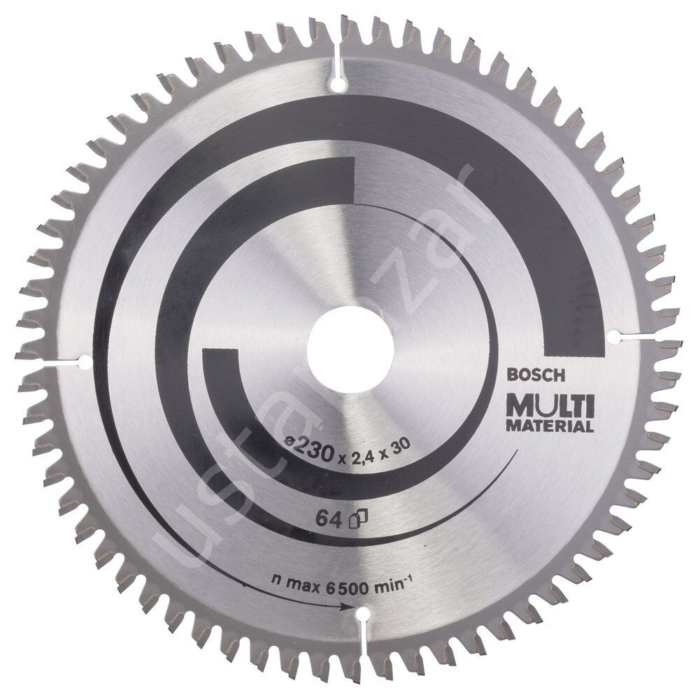 Bosch - Standard for Serisi Çoklu Malzeme için Daire Testere Bıçağı 230*30 mm 64 Diş 2608640513