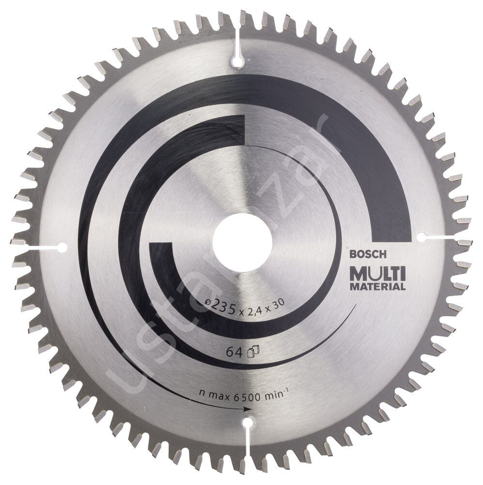Bosch - Standard for Serisi Çoklu Malzeme için Daire Testere Bıçağı 235*30/25 mm 64 Diş 2608640514
