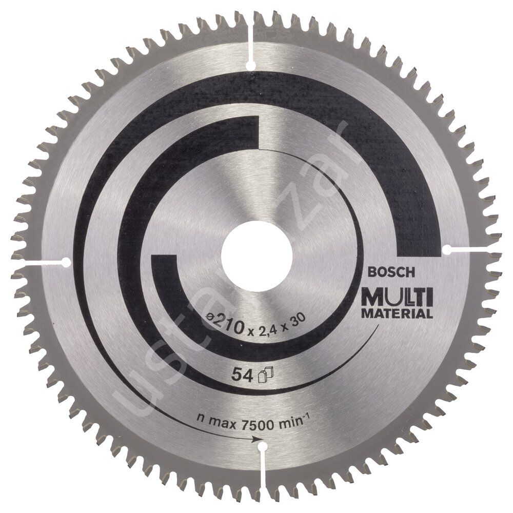 Bosch - Standard for Serisi Çoklu Malzeme için Daire Testere Bıçağı 210*30 mm 80 Diş 2608640445