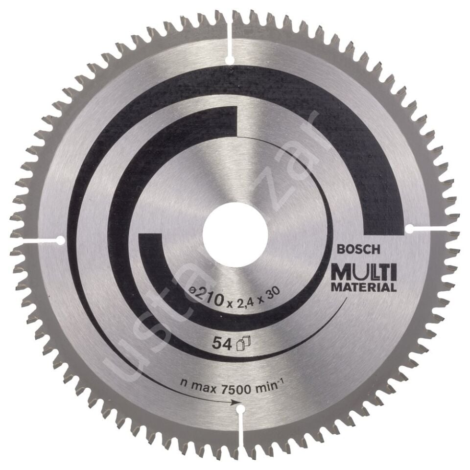 Bosch - Standard for Serisi Çoklu Malzeme için Daire Testere Bıçağı 210*30 mm 80 Diş 2608640445
