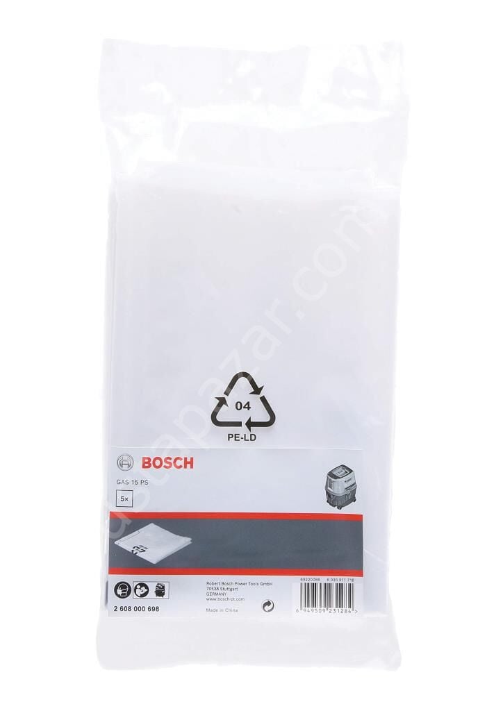 Süpürge Toz Torbası (Plastik) GAS15