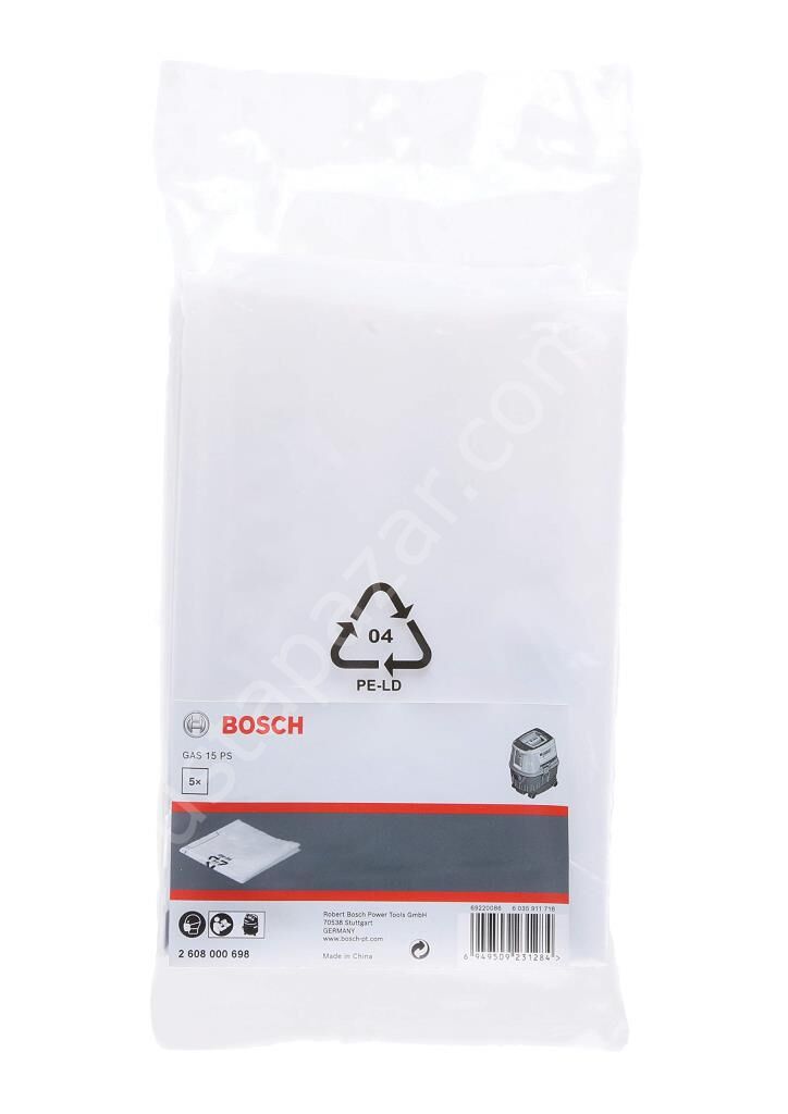 Süpürge Toz Torbası (Plastik) GAS15