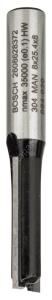 Bosch - Standard Seri Ahşap İçin Çift Oluklu, Sert Metal Ekstra Uzun Düz Freze Ucu 8*8*56 mm 2608628372