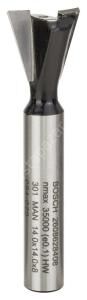 Bosch - Standard Seri Ahşap İçin Çift Oluklu, Sert Metal Kırlangıç Kuyruğu Freze Ucu 8*14*55mm 2608628408