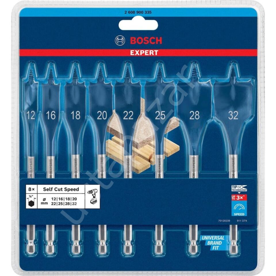 12-32 mm 8’li Expert Yaprak Matkap Ucu Seti 2608900335