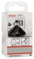 Bosch - Standard Seri Ahşap İçin Çift Oluklu, Sert Metal Bilya Yataklı Pah Açma Frezesi 8*11*45 mm 2608628352
