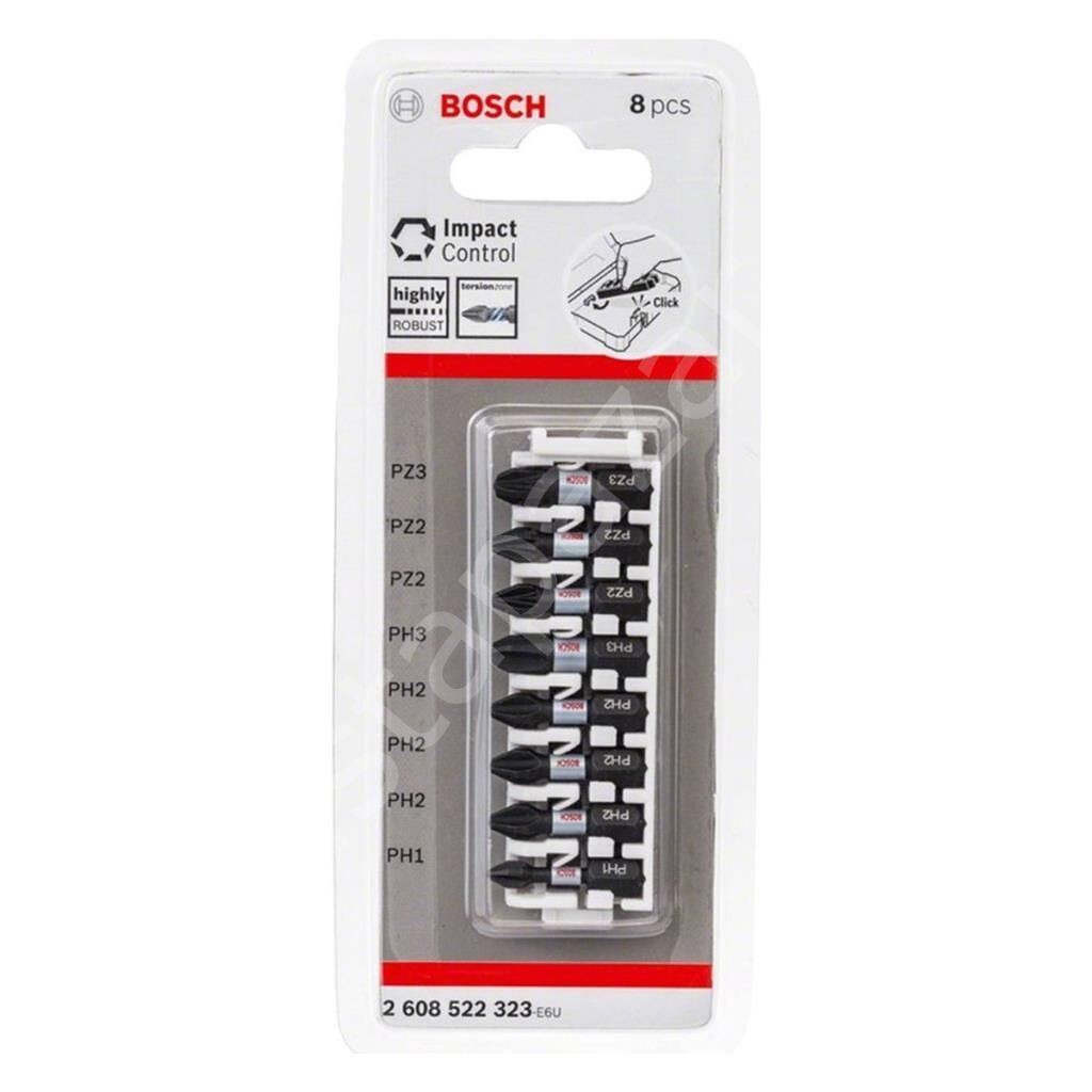 Impact Control Serisi Vidalama Ucu 8'Li Ph1/Ph2 X3/Ph3/Pz2 X2/Pz3 *25Mm - 2608522323