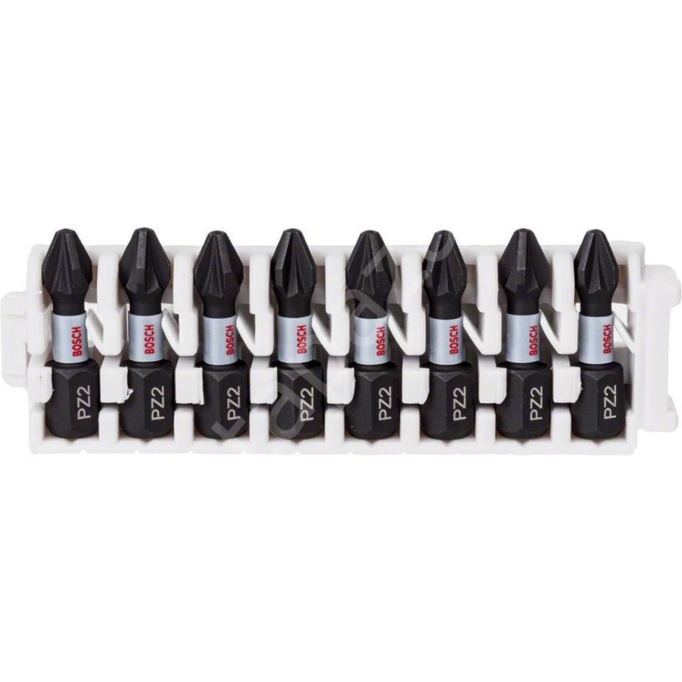Bosch - Impact Control Serisi Vidalama Ucu 8'li PZ2 *25mm 2608522325