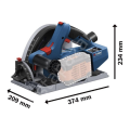 Bosch Professional GKT 18V-52 GC Akülü daldırmalı testere (Solo) 06016B4000
