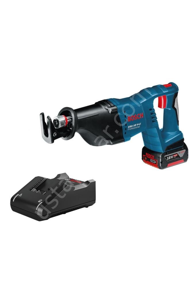 Bosch Professional GSA 18V-Li Tek Akülü 4 Ah Tilki Kuyruğu 0615990L6H
