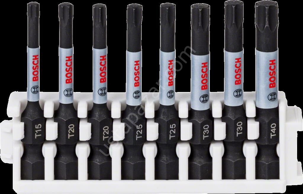 Bosch - Impact Control Serisi Vidalama Ucu 8'li T15/T20x2/T25x2/T30x2/T40 *50mm 2608522329