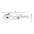 Bosch Professional GWS 2200-230 H 2200 W Büyük Taşlama Makinesi 06018C1100