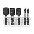 - Impact Control Serisi 5'li Lokma ve Uç Seti 8/10/13 mm Ph2/pz2 *50MM