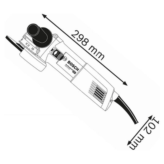 Bosch Professional GWX 14-125 Avuç Taşlama Makinesi 06017B7000