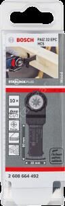 Bosch - Starlock Plus - PAIZ 32 EPC - HCS Ahşap İçin Daldırmalı Testere Bıçağı 10'lu 2608664492
