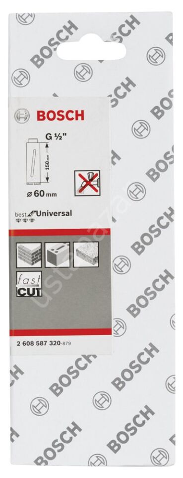 Bosch - Best Serisi G 1/2'' Girişli Kuru Karot Ucu 60*150 mm 2608587320
