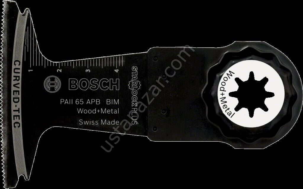 Bosch - Starlock Plus - PAII 65 APB - BIM Ahşap ve Metal İçin Daldırmalı Testere Bıçağı 10'lu 2608664494