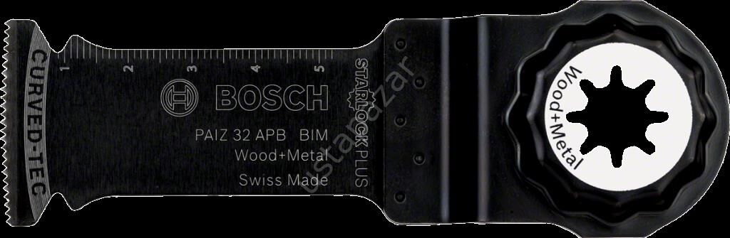 Bosch - Starlock Plus - PAIZ 32 APB - BIM Ahşap ve Metal İçin Daldırmalı Testere Bıçağı 10'lu 2608664493