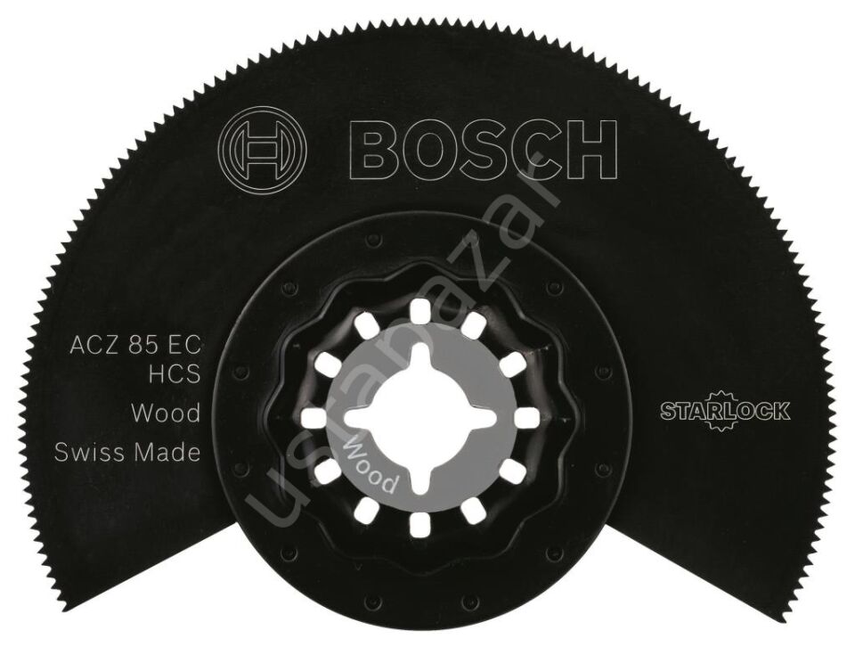 Bosch - Starlock - ACZ 85 EC - HCS Ahşap İçin Segman Testere Bıçağı, Bombeli 10'lu 2608664483