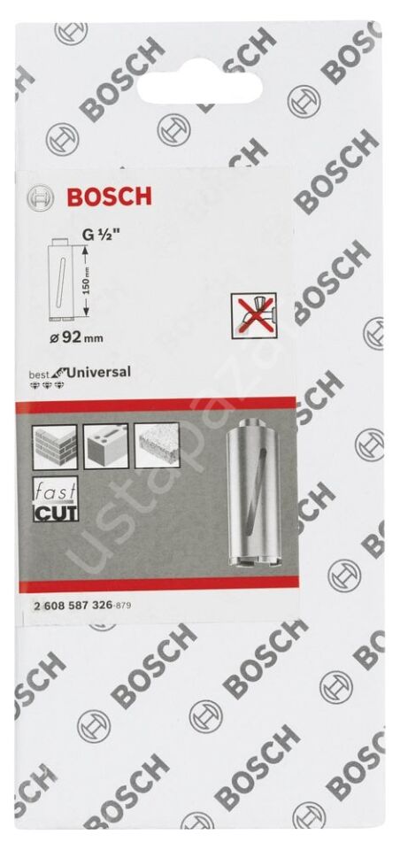 Bosch - Best Serisi G 1/2'' Girişli Kuru Karot Ucu 92*150 mm 2608587326