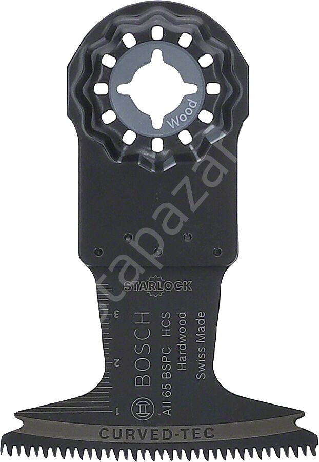 Bosch - Starlock - AII 65 BSPC - HCS Sert Ahşap İçin Daldırmalı Testere Bıçağı 10'lu 2608664485