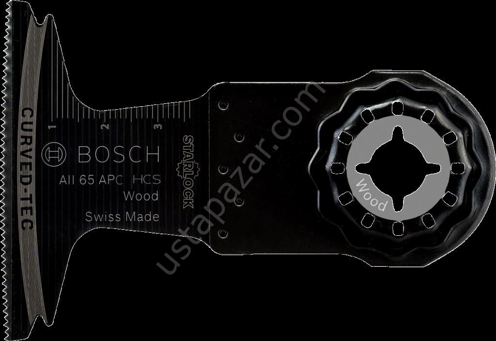 Bosch - Starlock - AII 65 APC - HCS Ahşap İçin Daldırmalı Testere Bıçağı 10'lu 2608664476