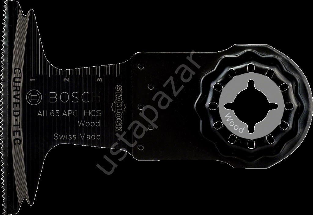 Bosch - Starlock - AII 65 APC - HCS Ahşap İçin Daldırmalı Testere Bıçağı 10'lu 2608664476