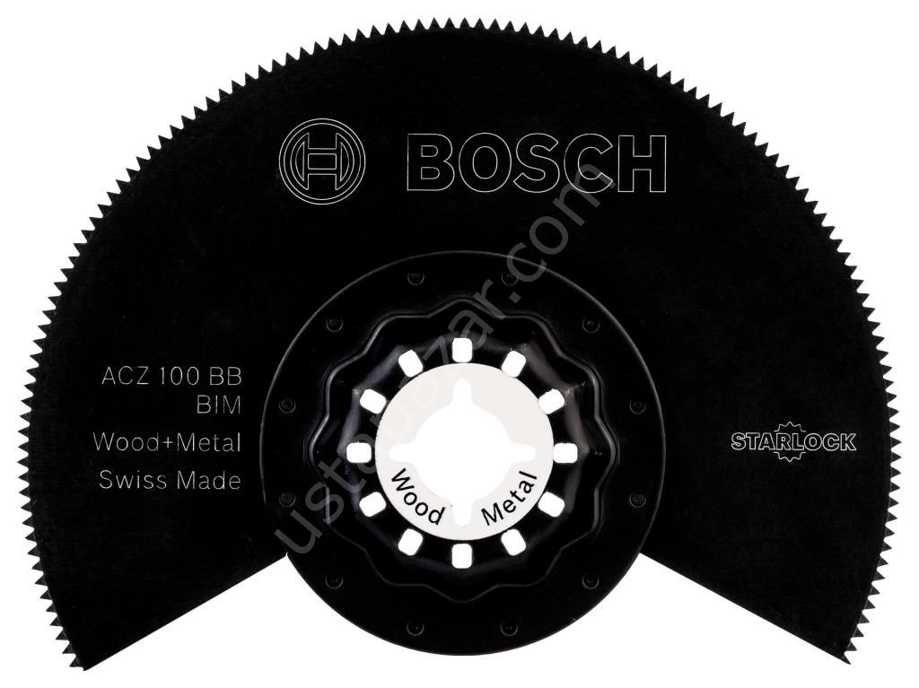 Bosch - Starlock - ACZ 100 BB - BIM Ahşap ve Metal İçin Segman Testere Bıçağı, Bombeli 10'lu 2608664480