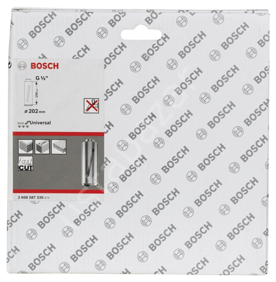 Bosch - Best Serisi G 1/2'' Girişli Kuru Karot Ucu 202*150 mm 2608587335