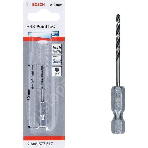 Hss Point Teq Hex Metal Matkap Ucu 2mm - 2608577517