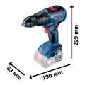 Bosch Professional GSB 18V-50 Çift Akülü 5 Ah Darbeli Vidalama Makinesi 06019H5101