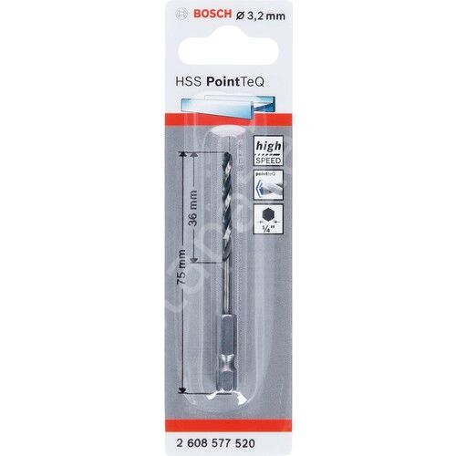 Bosch Pointeq 3,2mm 1/4 Adap. Metal Matkap Ucu 1'li 2608577520 Bosch