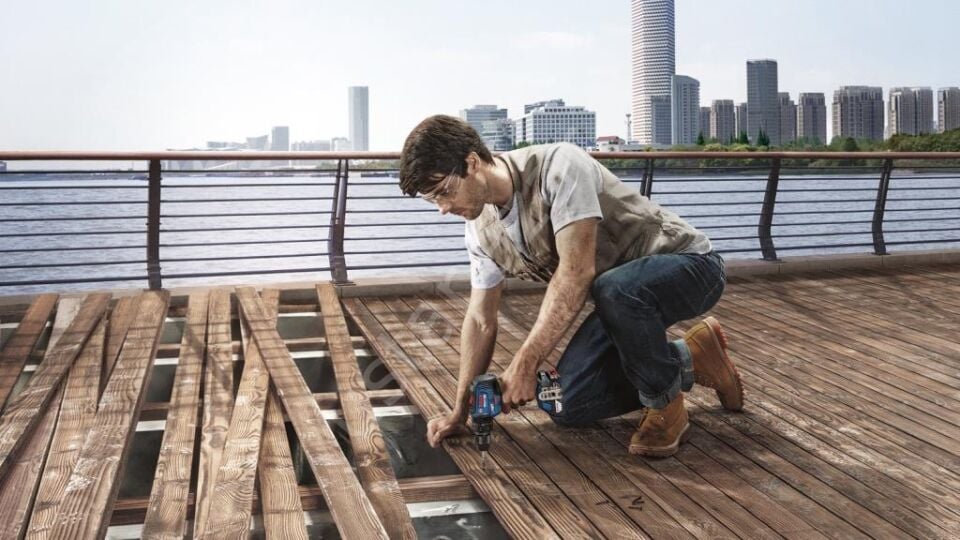 Bosch Professional GSB 18V-50 SOLO Akülü Darbeli Delme/Vidalama Makinesi 06019H5106