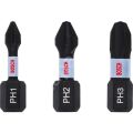 Impact Yıldız Bits Uç PH1/2/3X25 mm 3lü 2608522470