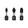Impact Yıldız Bits Uç PH1/2/3X25 mm 3lü 2608522470
