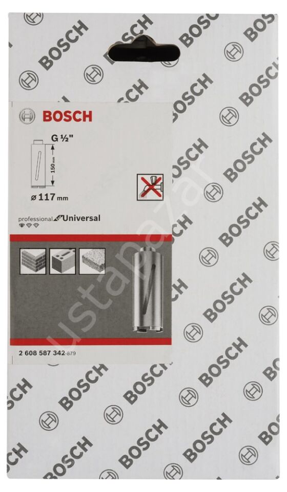 Bosch - Standard Seri G 1/2'' Girişli Kuru Karot Ucu 117*150 mm 2608587342