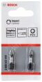 Impact Yıldız Bits Uç PZ1X25 mm 2'li 2608522400