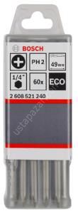 Bosch - Eco PH2 Vidalama Ucu 49mm 60'lı 2608521240