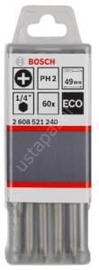 Bosch - Eco PH2 Vidalama Ucu 49mm 60'lı 2608521240