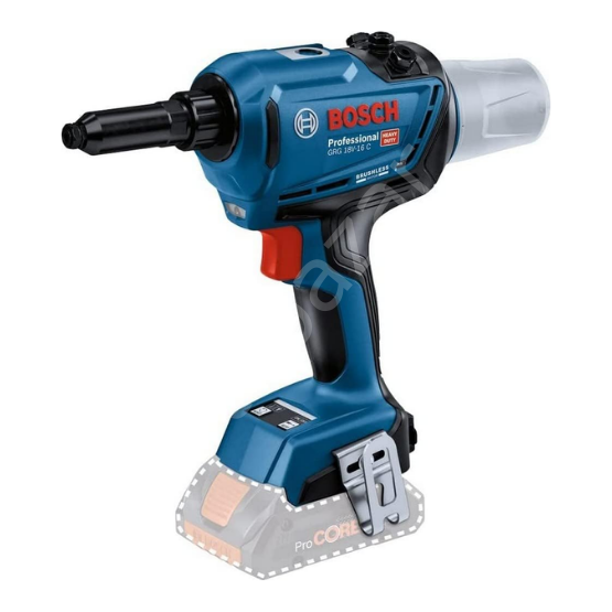Bosch Professional GRG 18V-16 C SOLO Akülü Perçin Tabancası 06019K5000