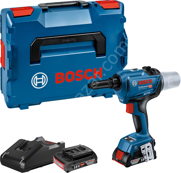 Bosch Professional GRG 18V-16 C (2x4,0 Ah,L-BOXX) Akülü Perçin Tabancası 06019K5001