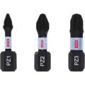 Impact Yıldız Bits Uç PZ1/2/3X25 mm 3'lü 2608522471