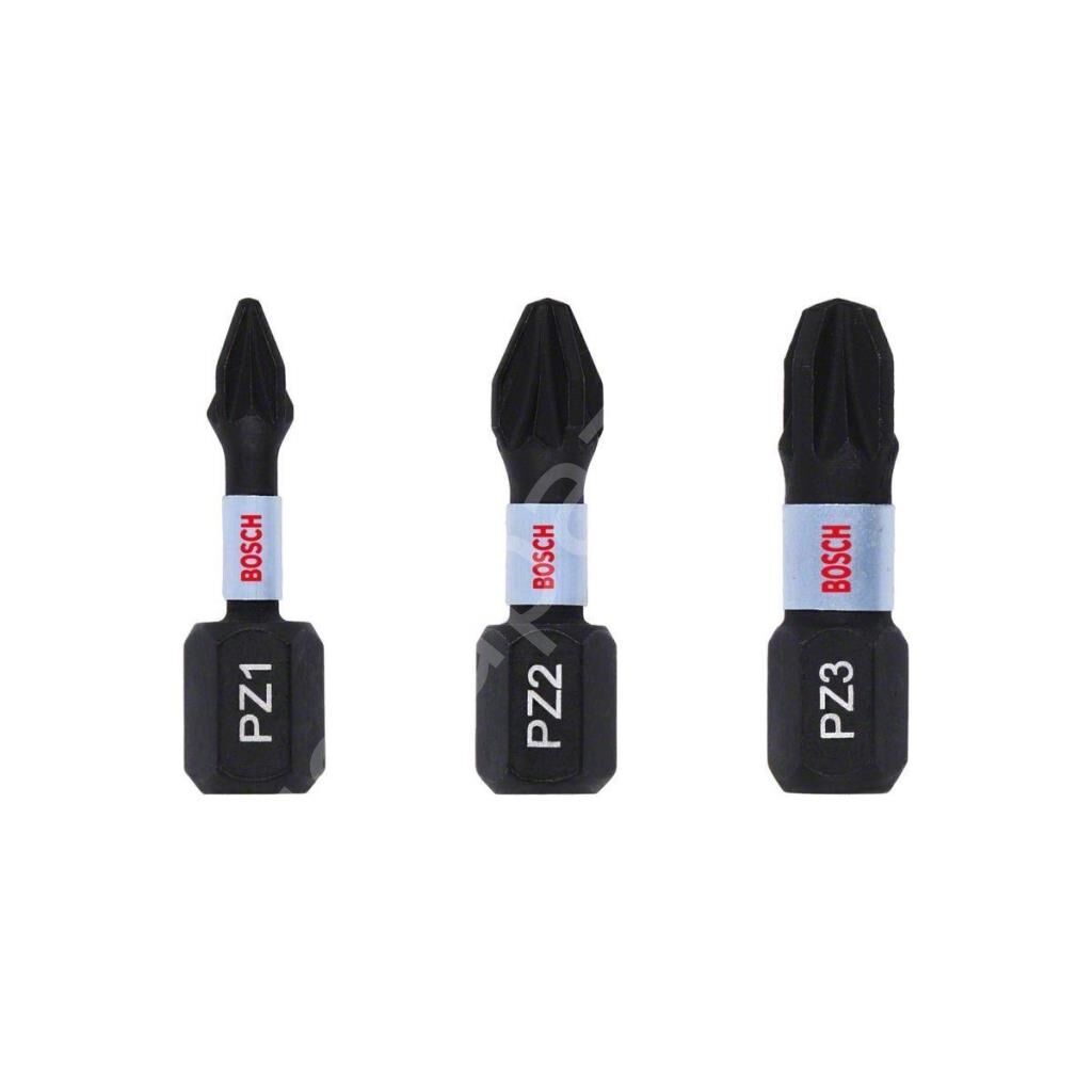Impact Yıldız Bits Uç PZ1/2/3X25 mm 3'lü 2608522471